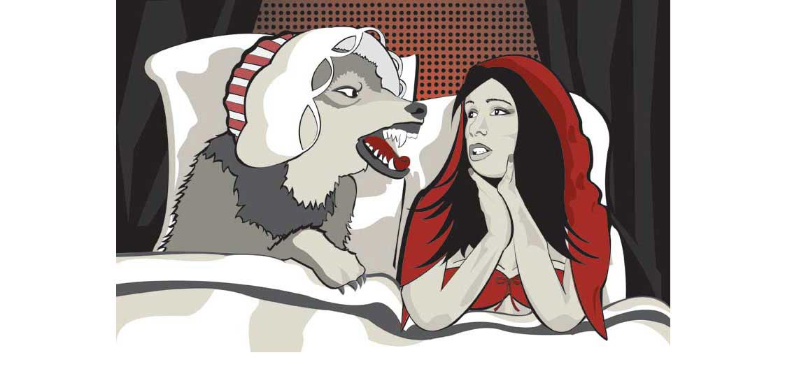 Little Red In Bed