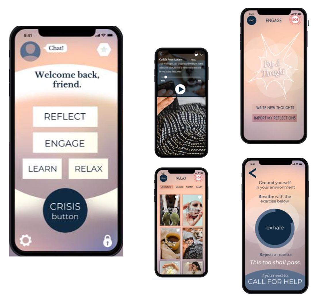Mental Wellness App Design